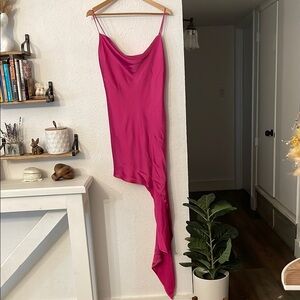 Vici Fuchsia Asymmetrical Dress Size Medium